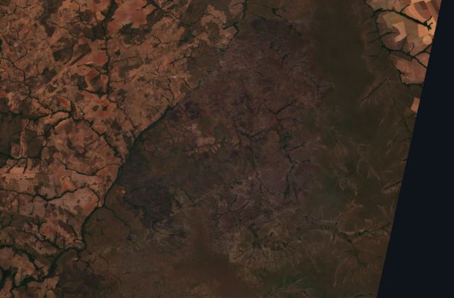 Satellite view in Brazil