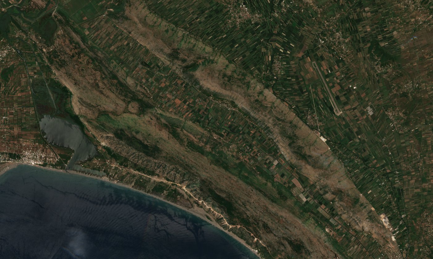 The area before the fire, July 17, 2024