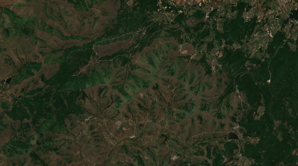 The area before the fire, July 9, 2024
