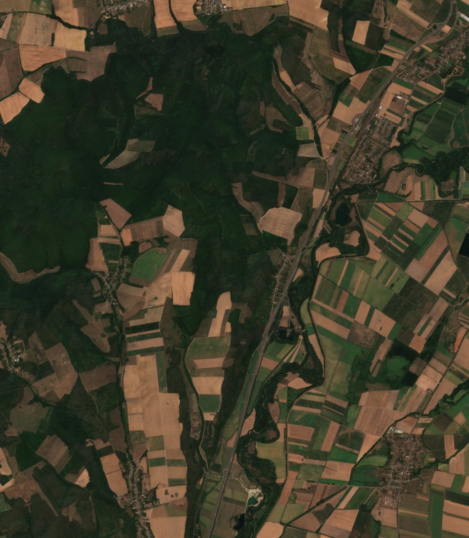 The area before the fire, August 5, 2026