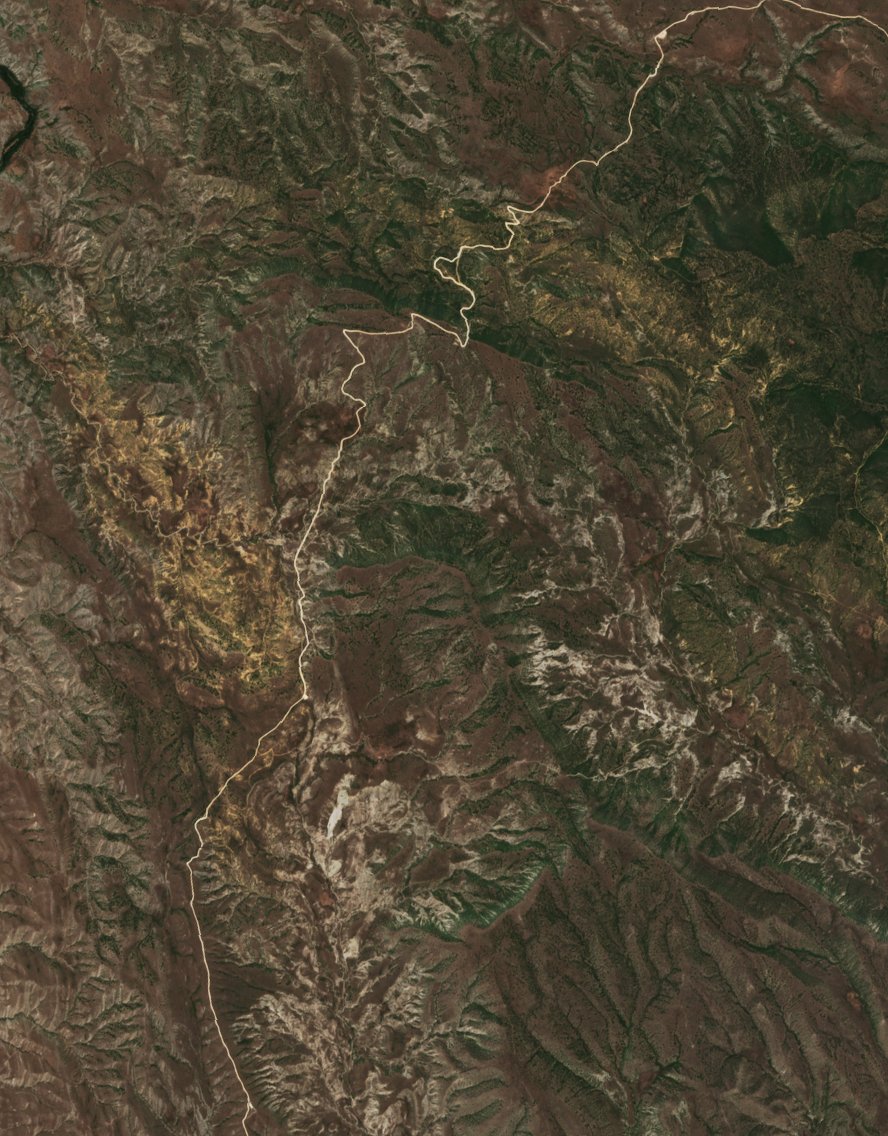 The area before the fire, July 16, 2024