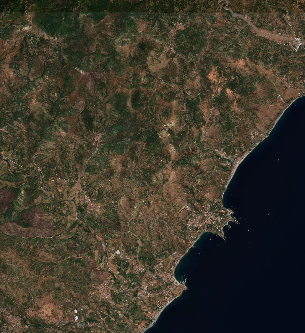 The area before the fire, August 21, 2026