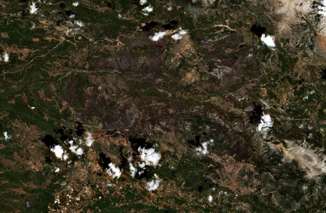 Satellite view near Gündoğmuş