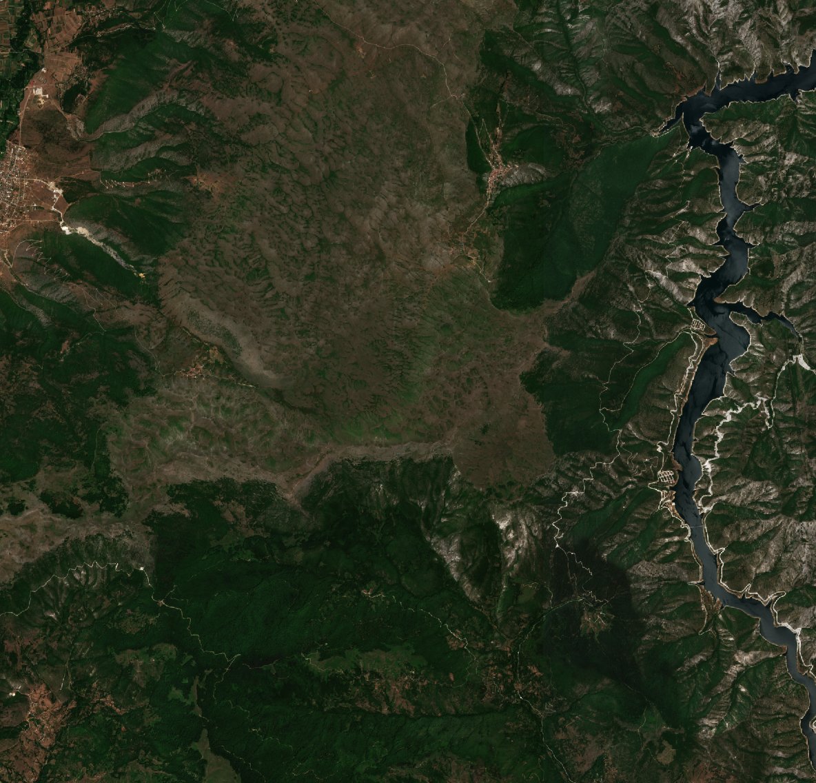 The area before the fire, July 6, 2017