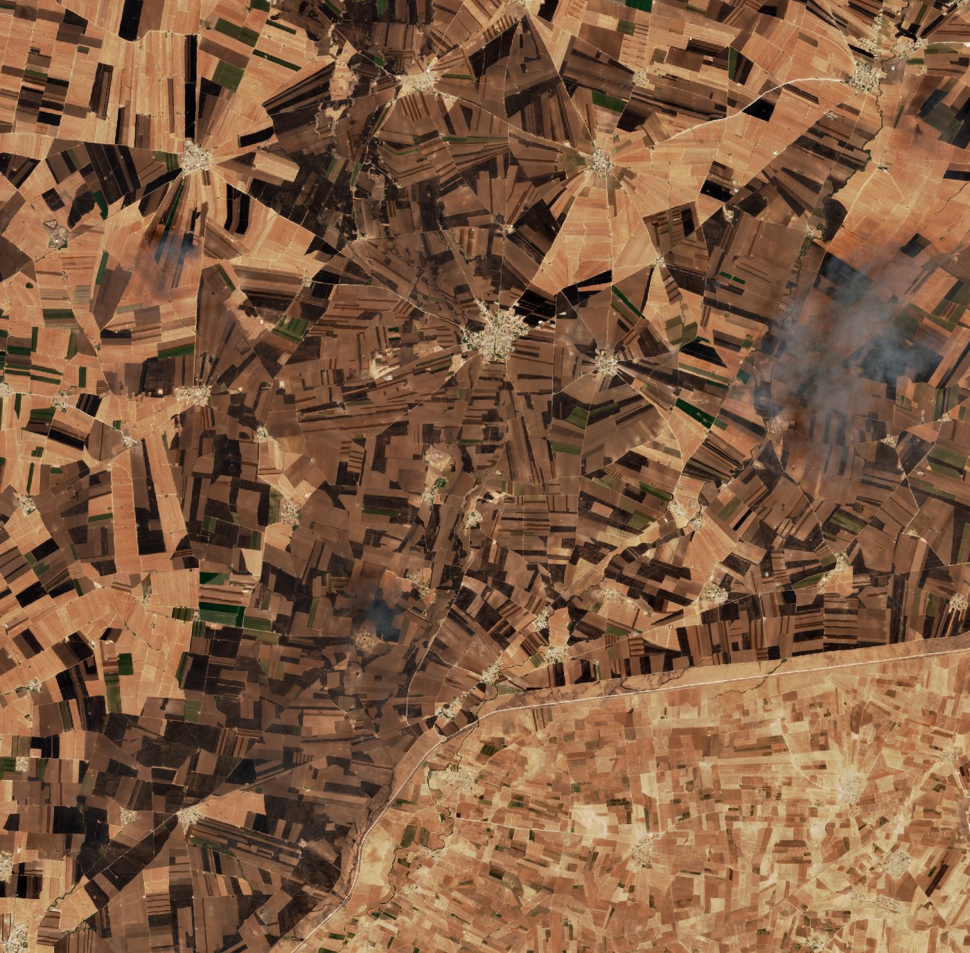 The area after the fire, June 29, 2017