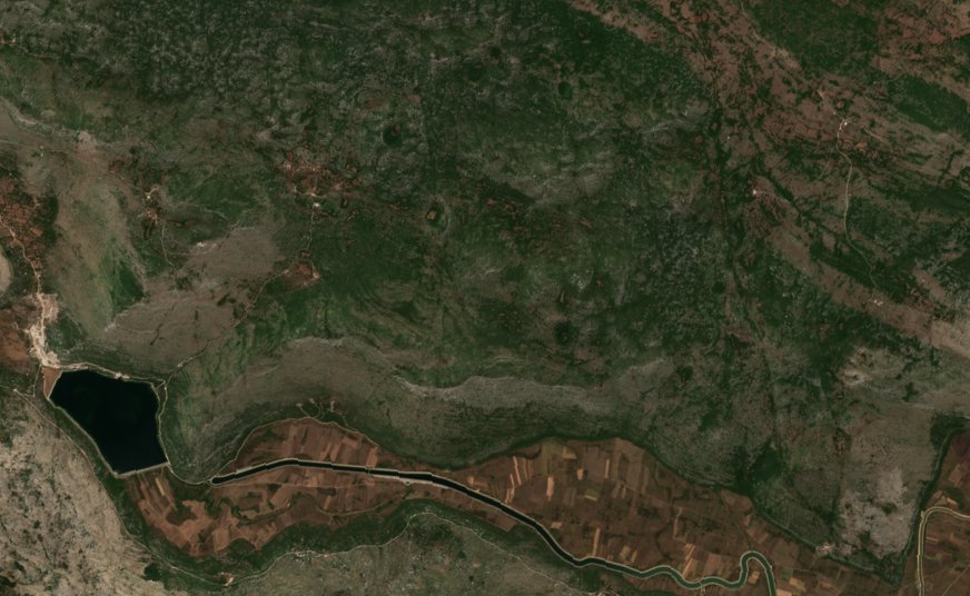 The area before the fire, July 29, 2026