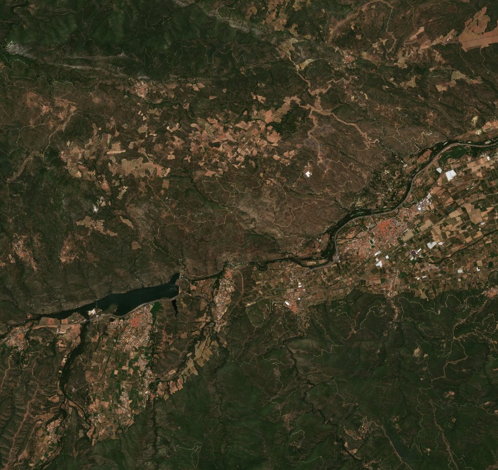 The area before the fire, June 27, 2026