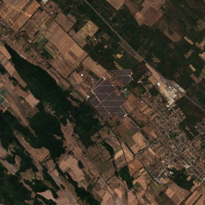 The area before the fire, August 31, 2026