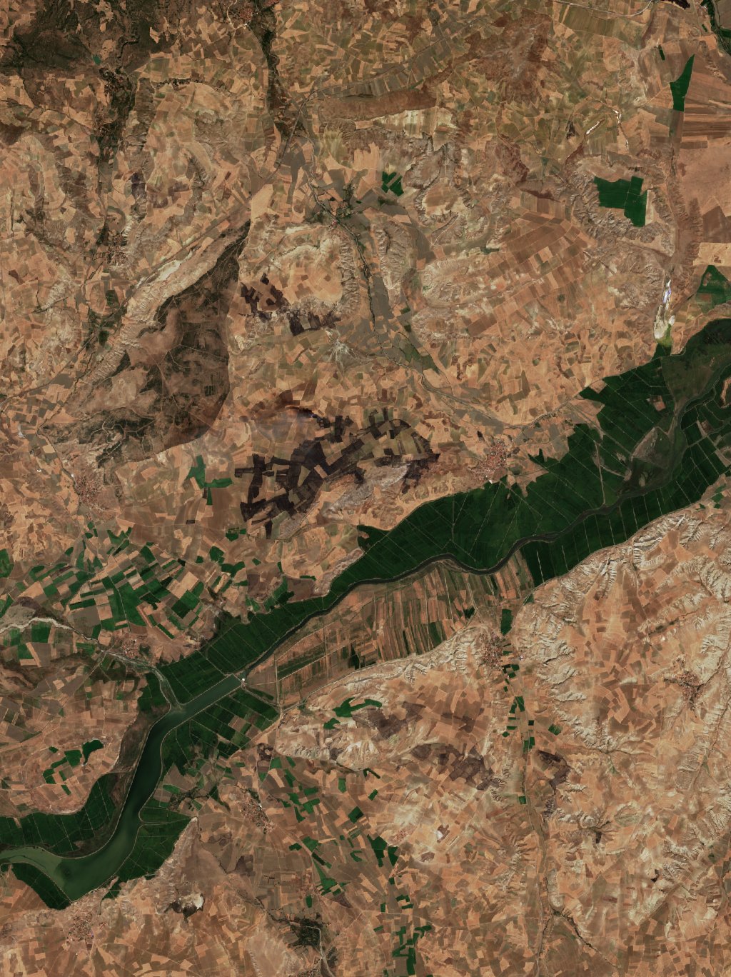 The area after the fire, September 9, 2026