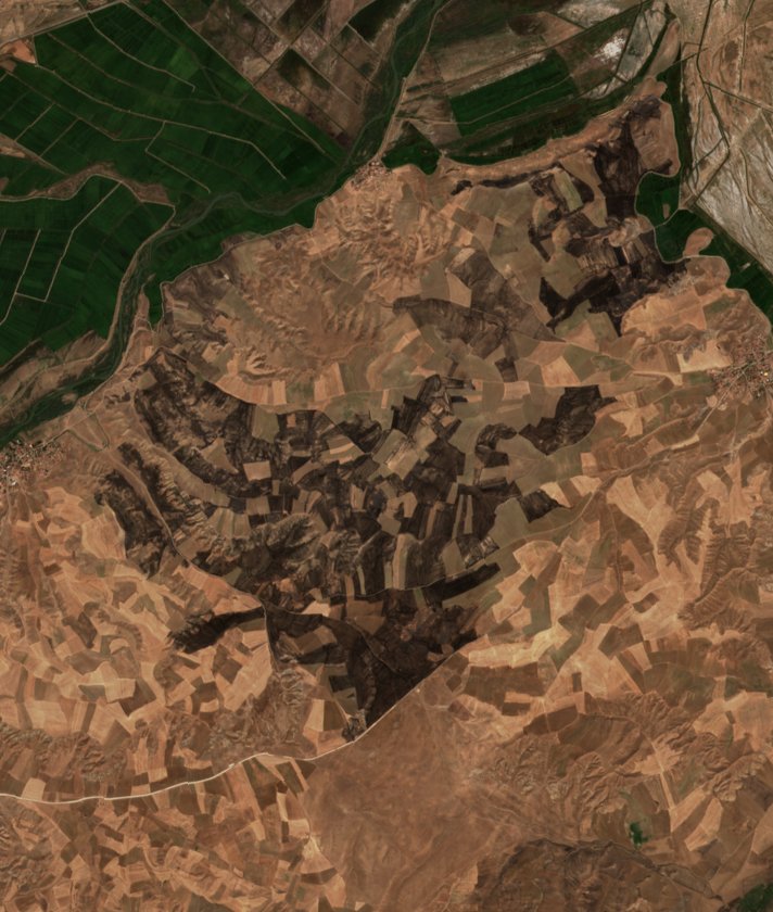 The area after the fire, September 9, 2026