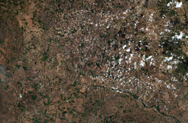 Satellite view near Kadirli