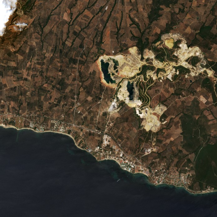 The area before the fire, August 10, 2026