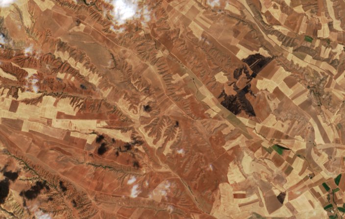 The area after the fire, August 18, 2026