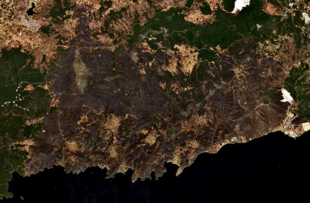 Satellite view near Karaova