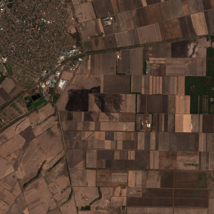 The area after the fire, September 30, 2026