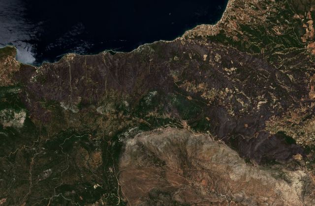 Satellite view near Kinéta