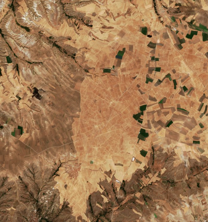 The area before the fire, September 9, 2026