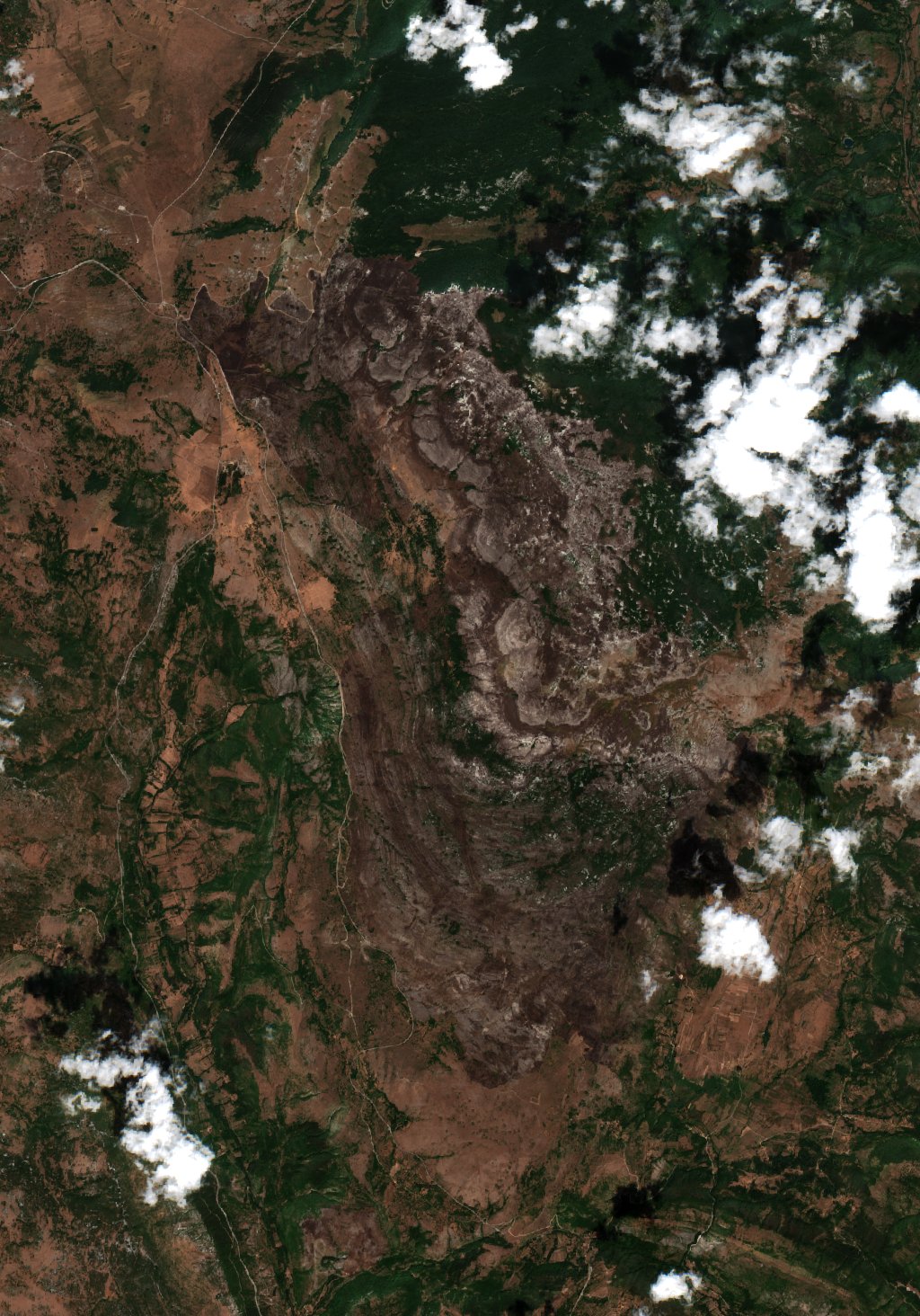The area after the fire, August 21, 2017