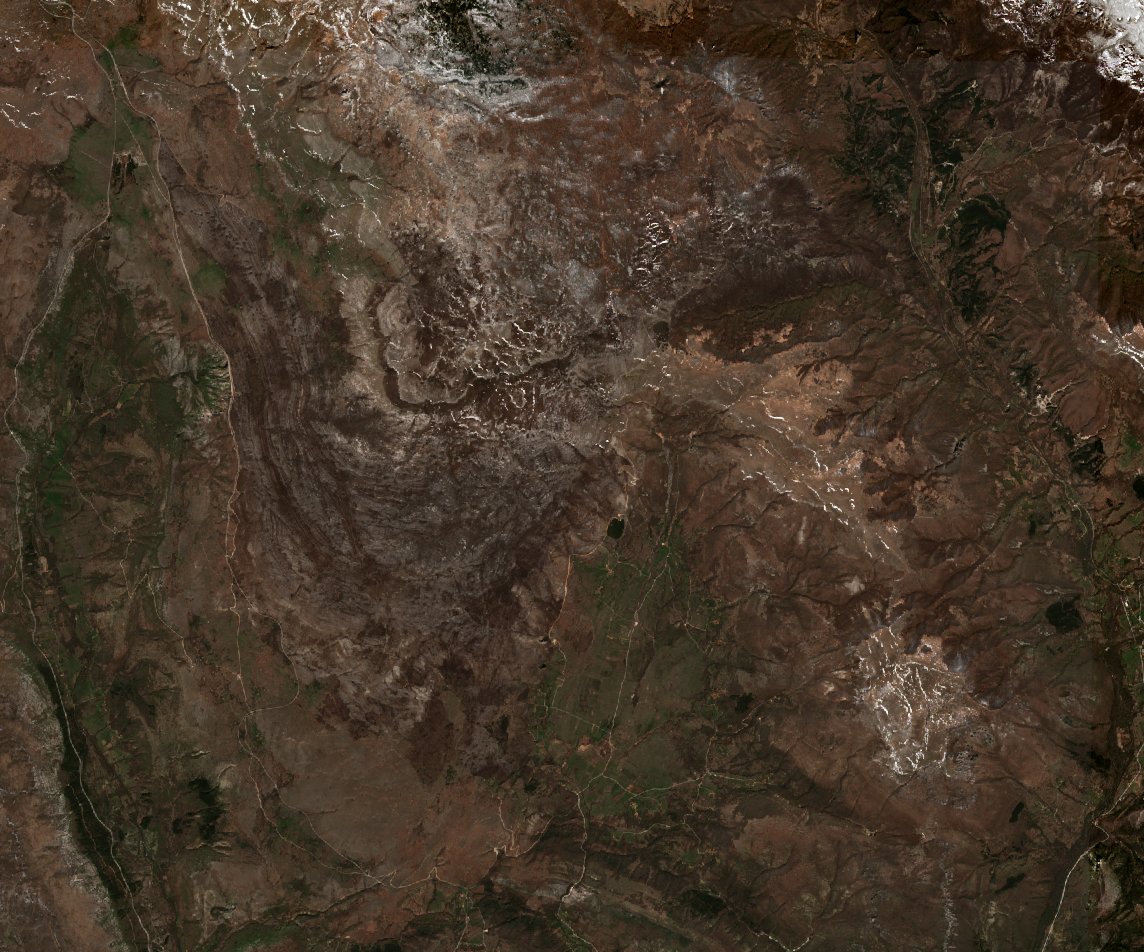 The area after the fire, April 12, 2022