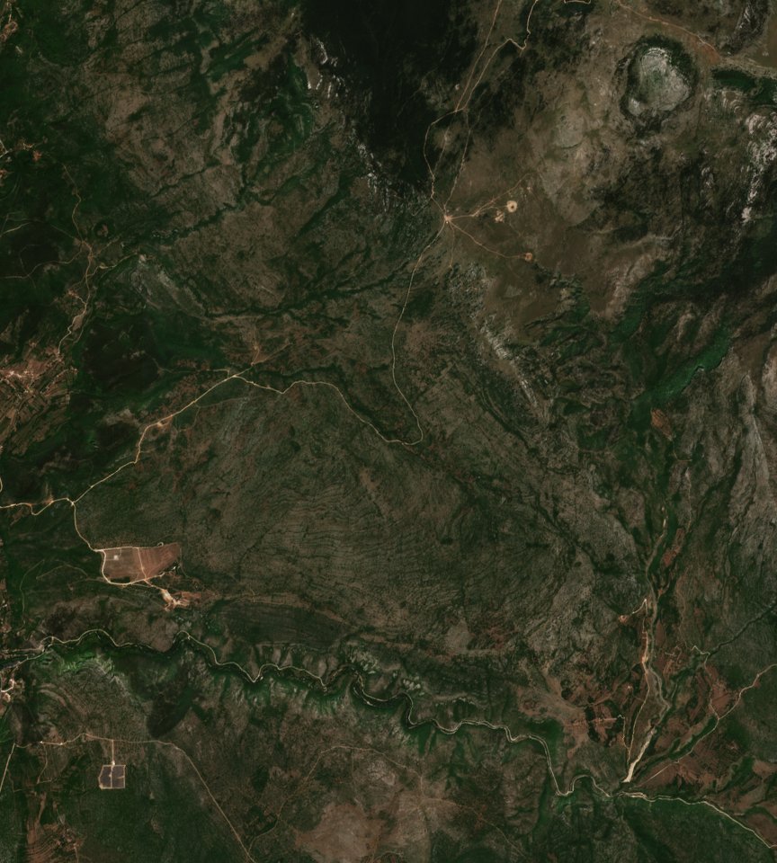 The area before the fire, July 30, 2024
