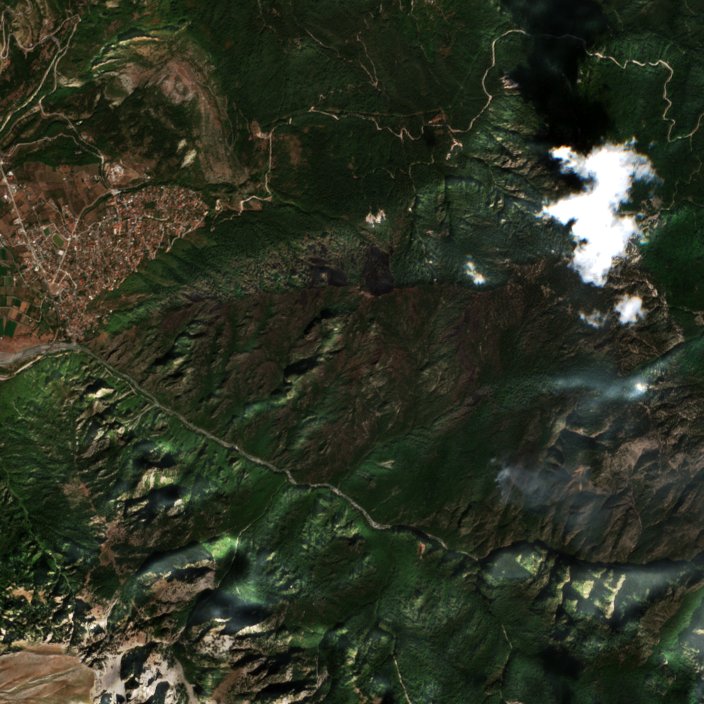 The area after the fire, September 11, 2026