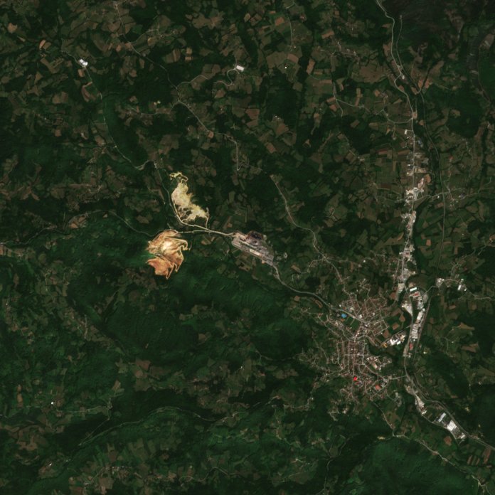 The area before the fire, July 26, 2026