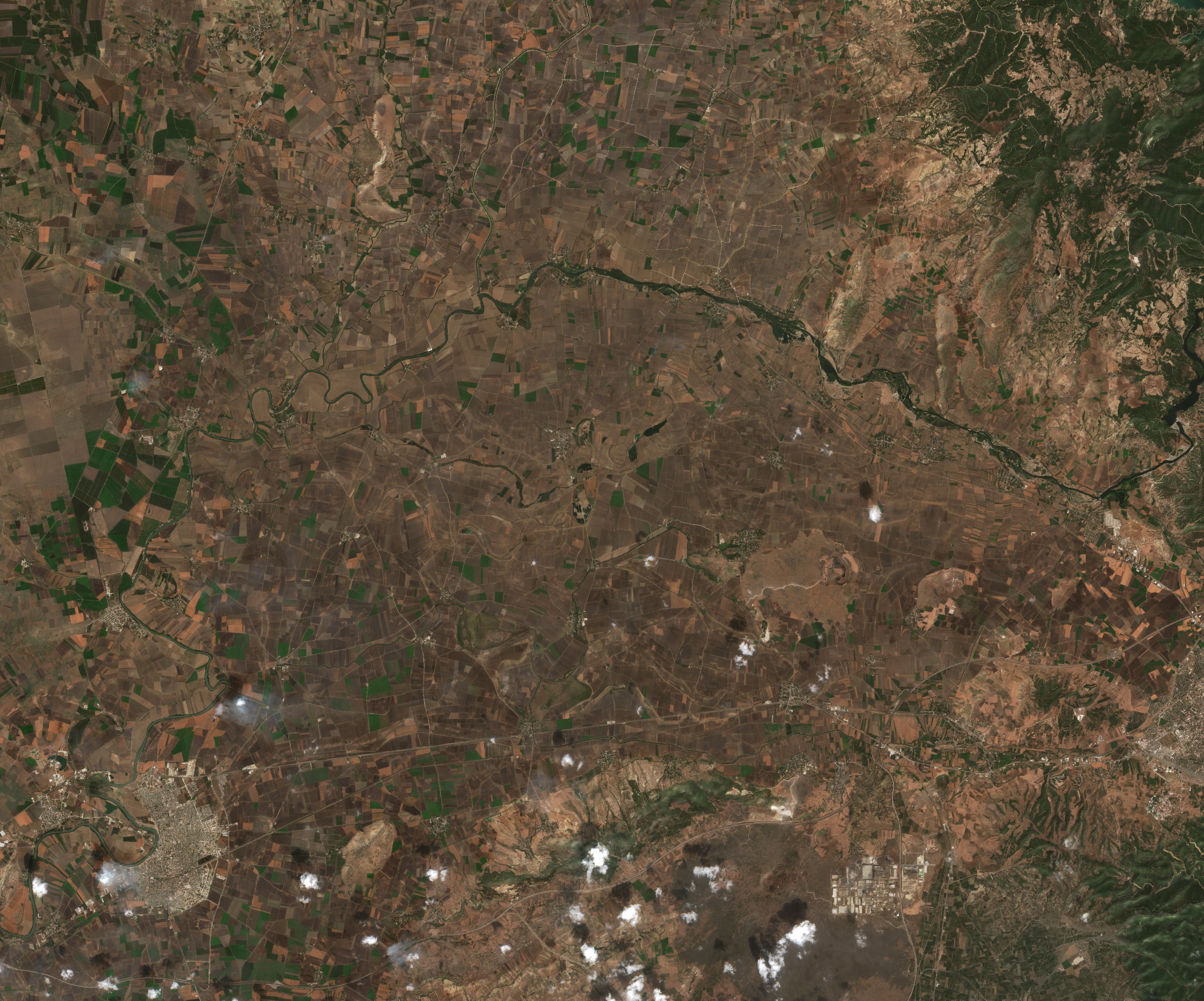 The area after the fire, September 19, 2015