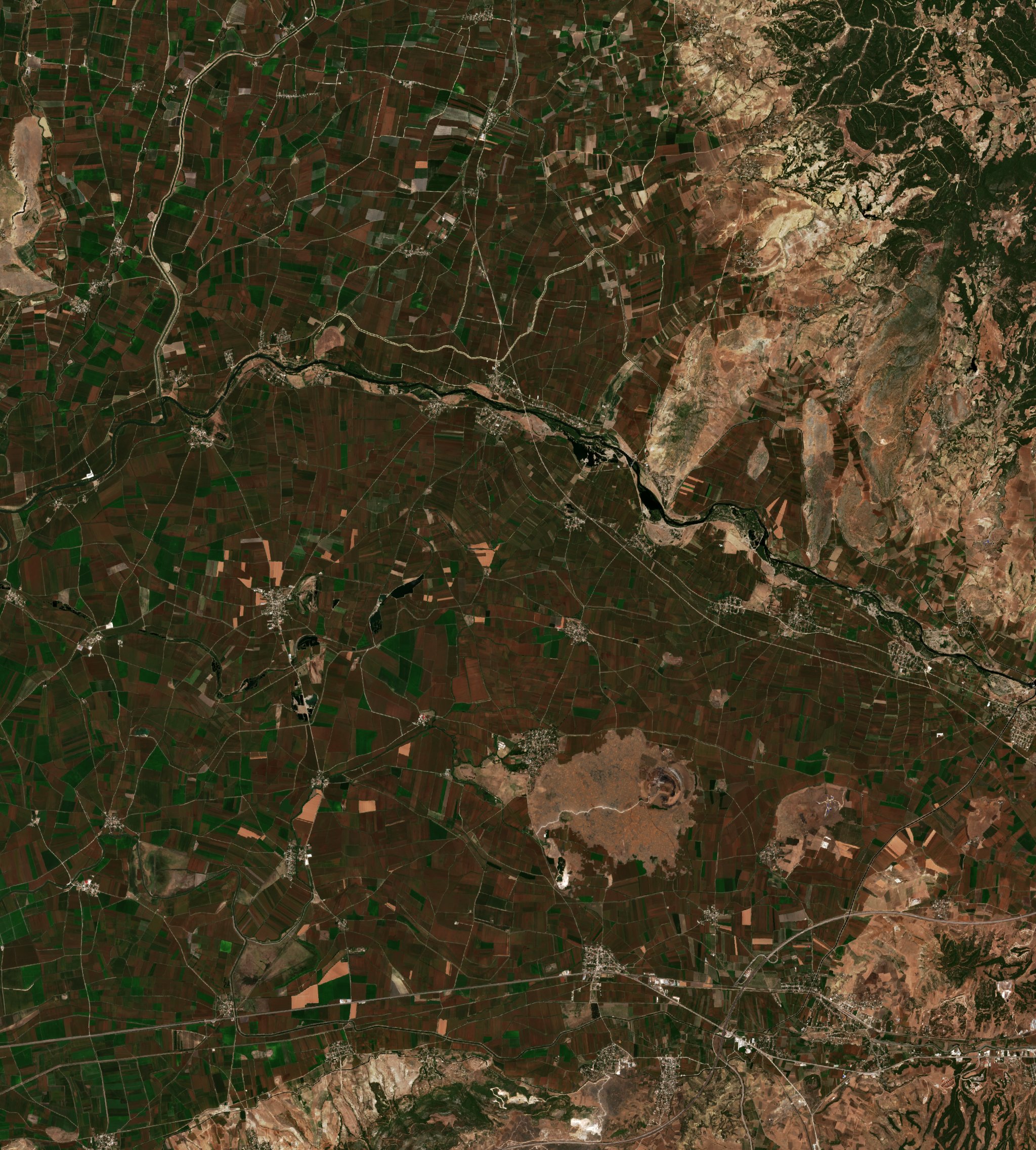 The area before the fire, July 25, 2016
