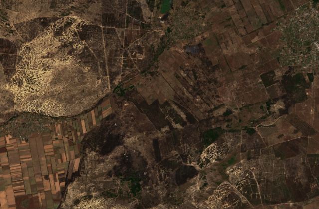 Satellite view near Mali Kopani