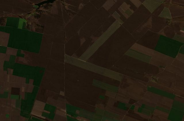 Satellite view near Kozloduy