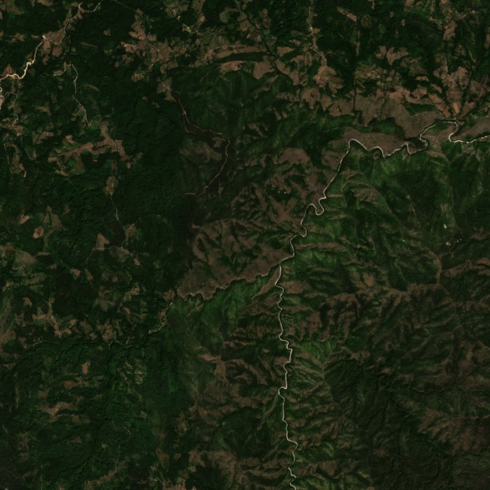 The area before the fire, August 13, 2026