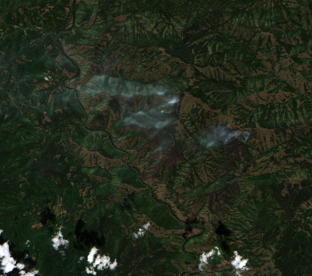 The area after the fire, August 15, 2026