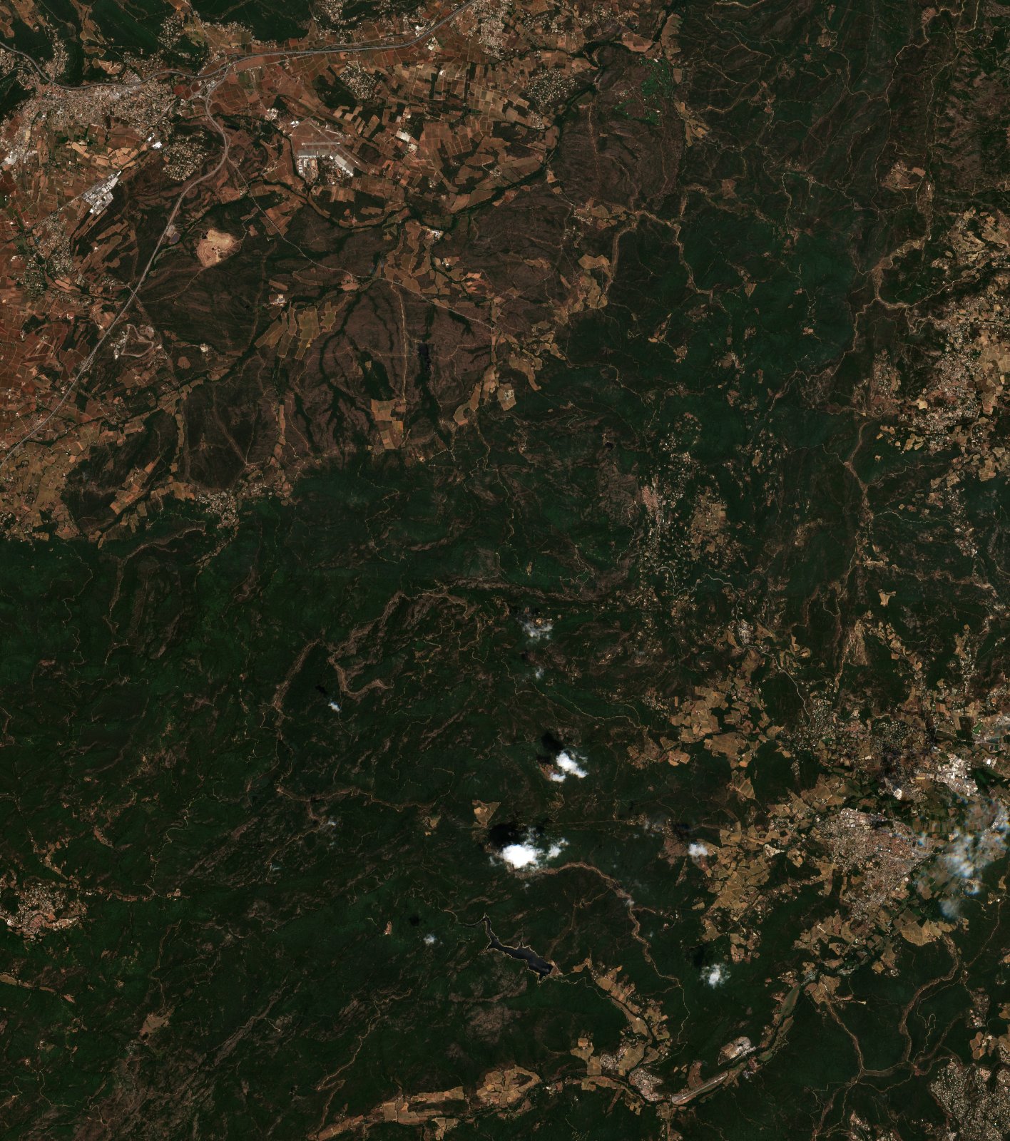 The area before the fire, July 23, 2021
