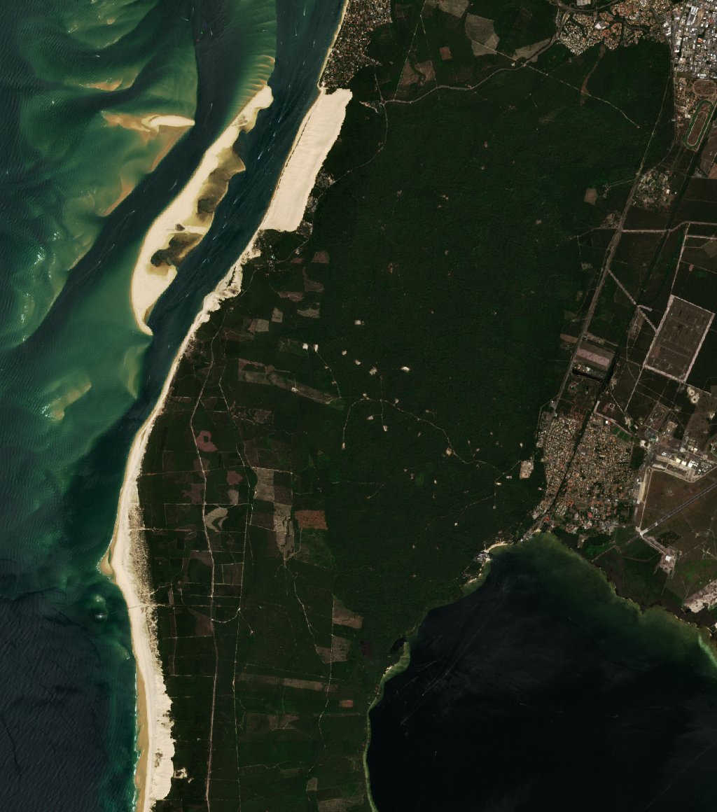 The area before the fire, July 2, 2022