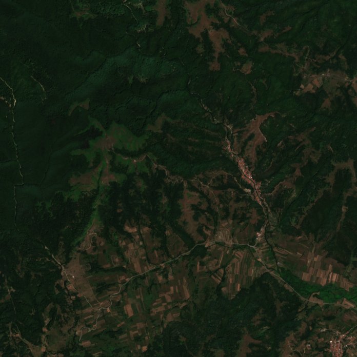The area before the fire, July 29, 2026