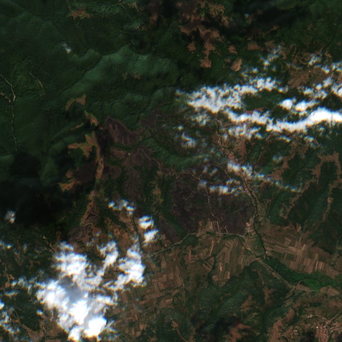 The area after the fire, August 25, 2026