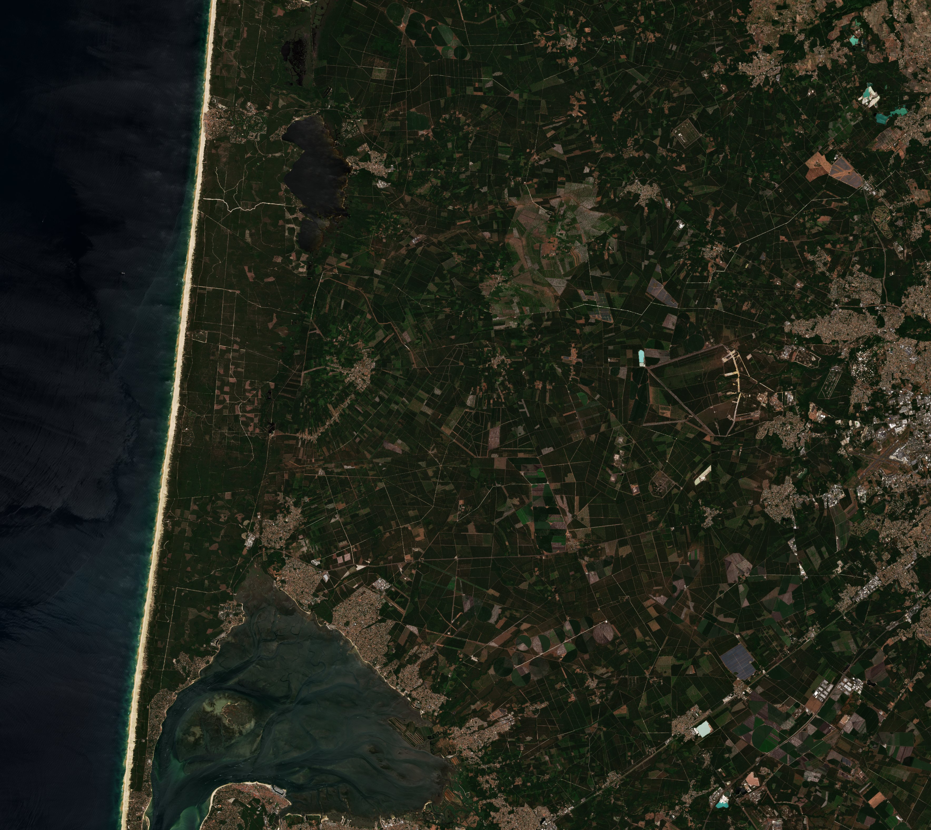 The area before the fire, July 6, 2026