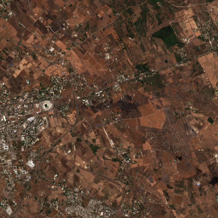 The area after the fire, August 21, 2026