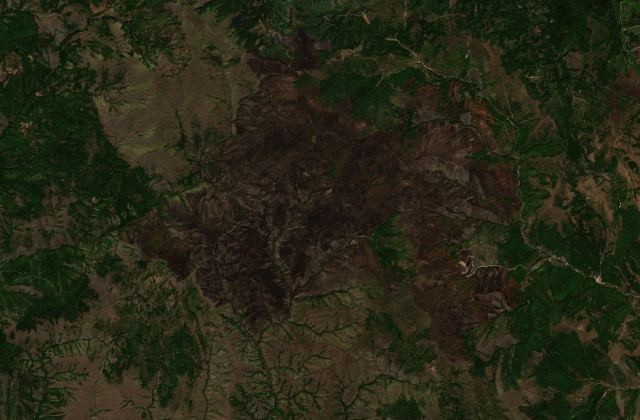 Satellite view near Leposaviq