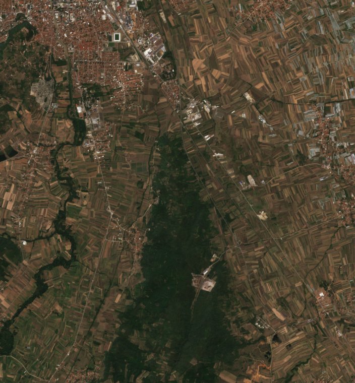 The area before the fire, August 22, 2026