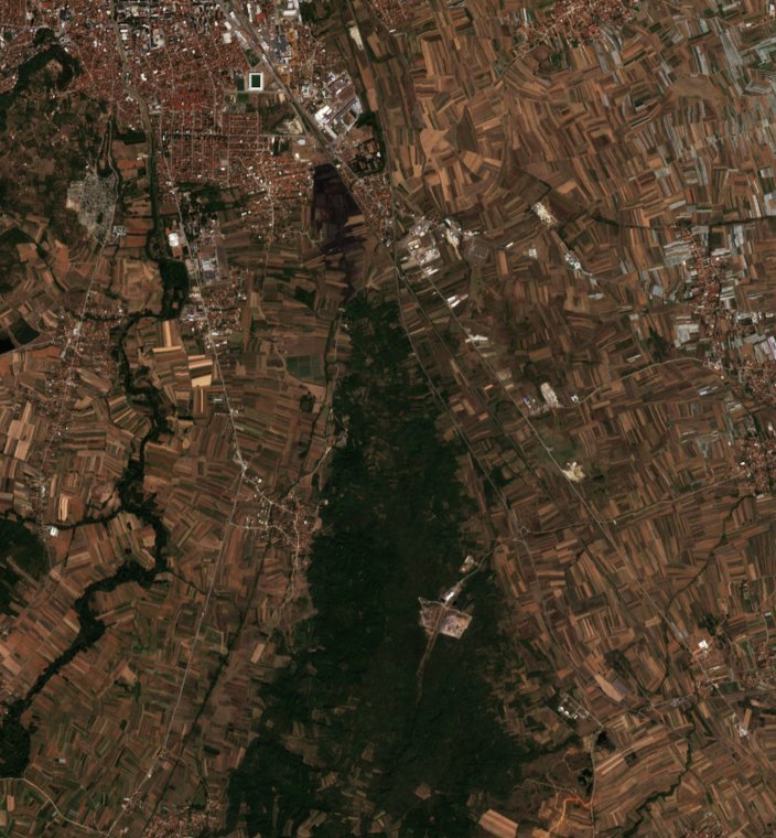 The area after the fire, September 7, 2026