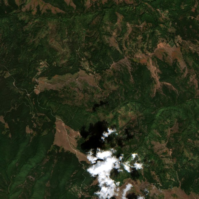 The area before the fire, August 30, 2026