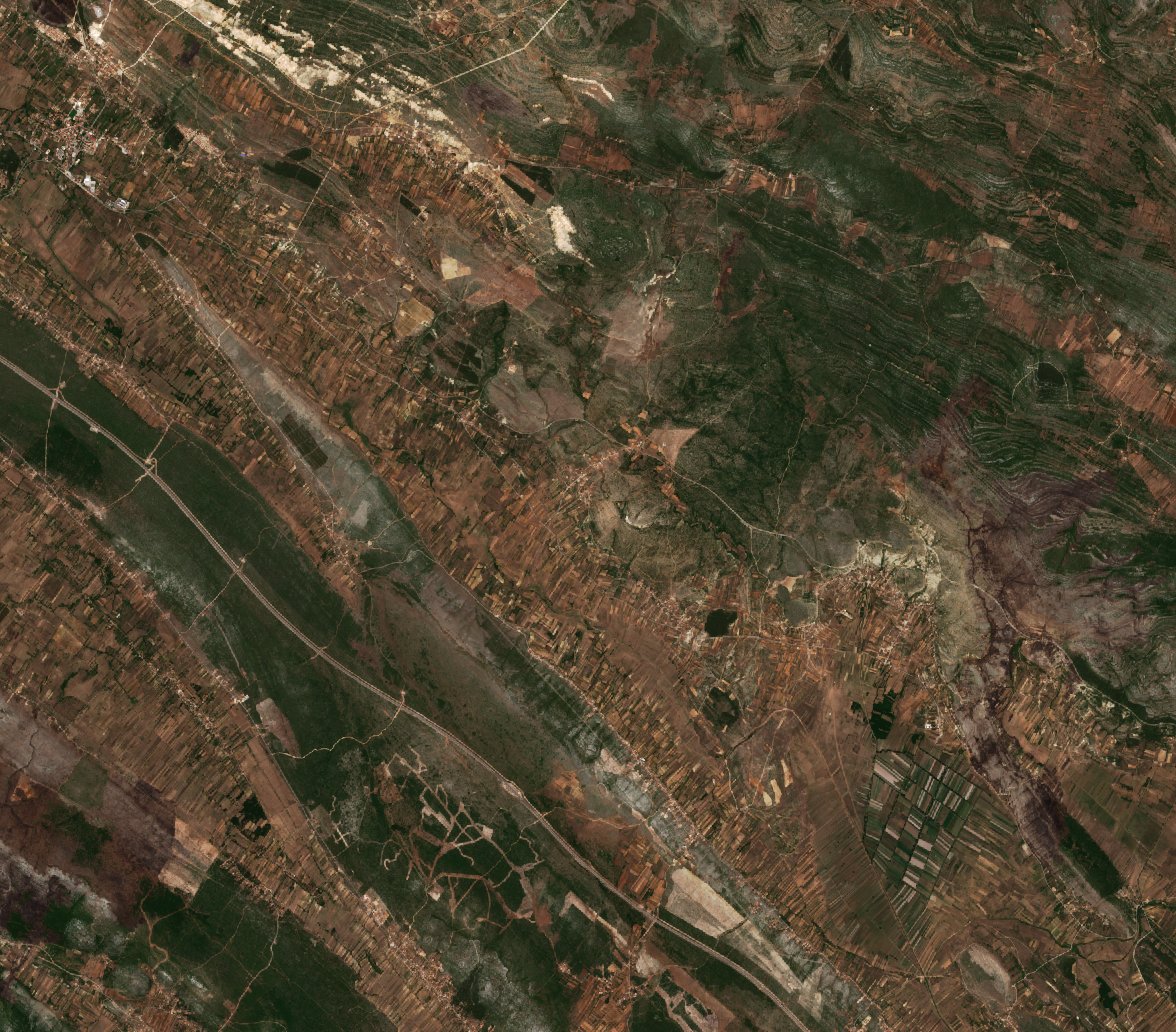The area before the fire, August 1, 2017