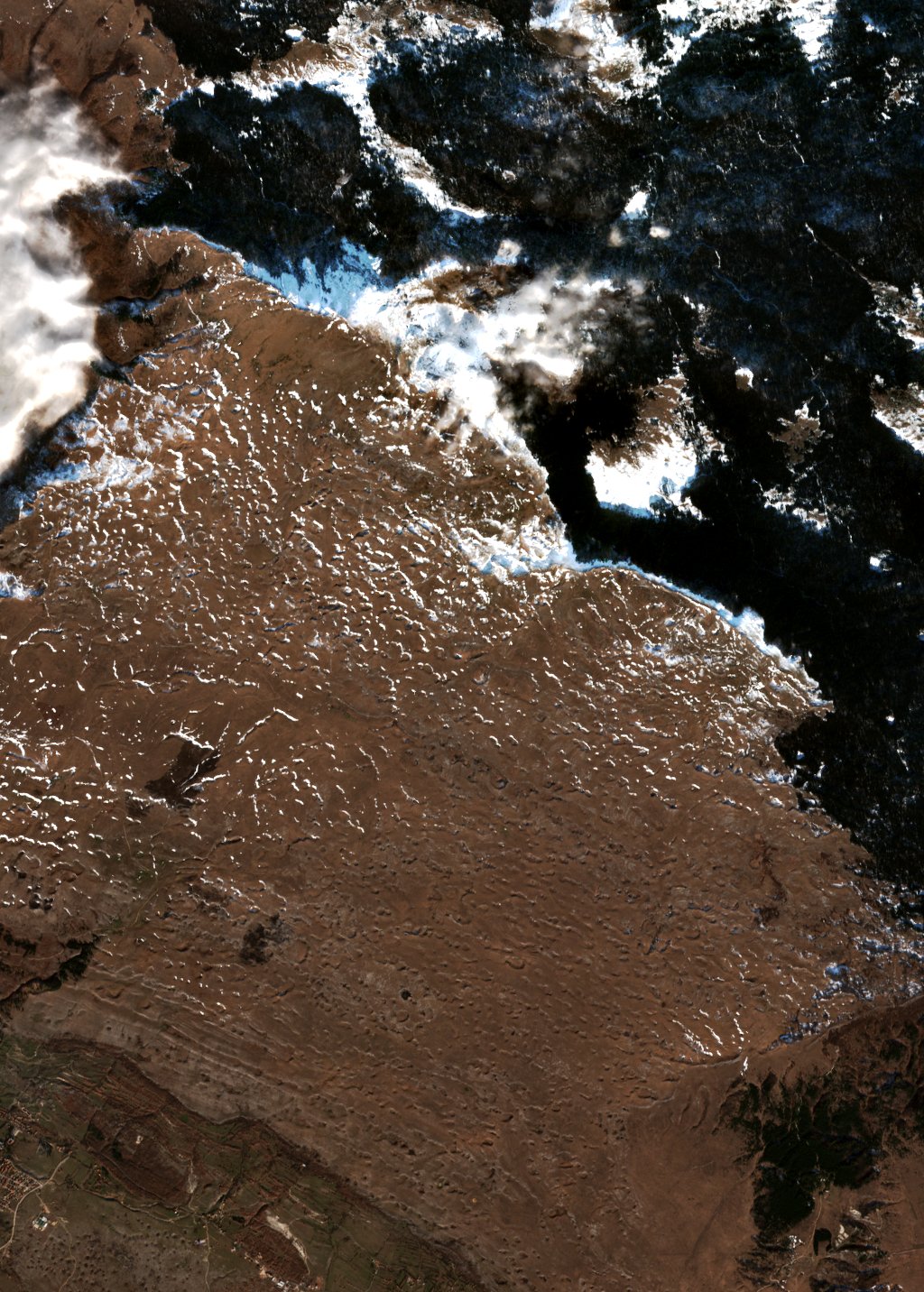 The area after the fire, December 25, 2015