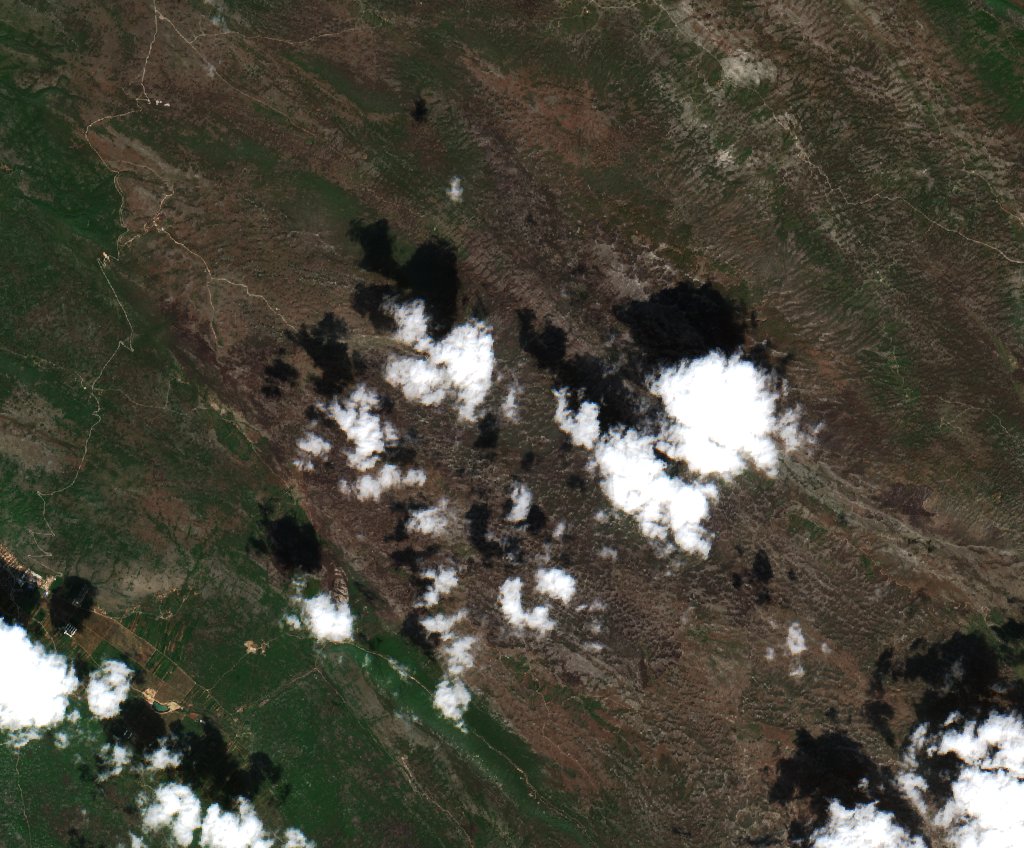 The area after the fire, April 24, 2020