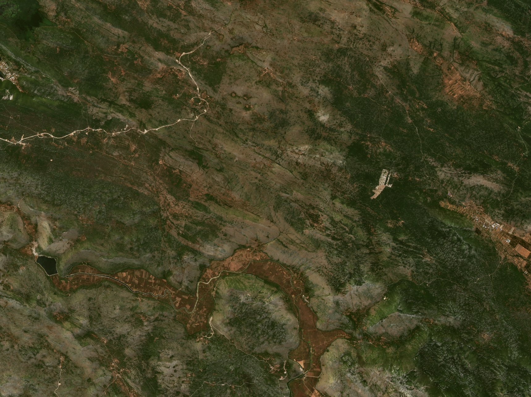 The area before the fire, July 13, 2021