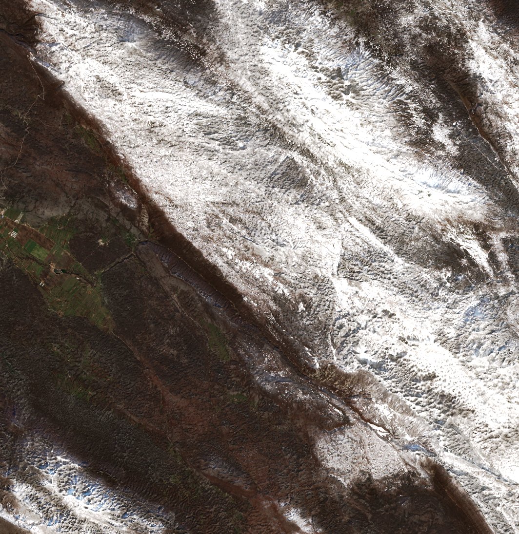 The area before the fire, February 23, 2022