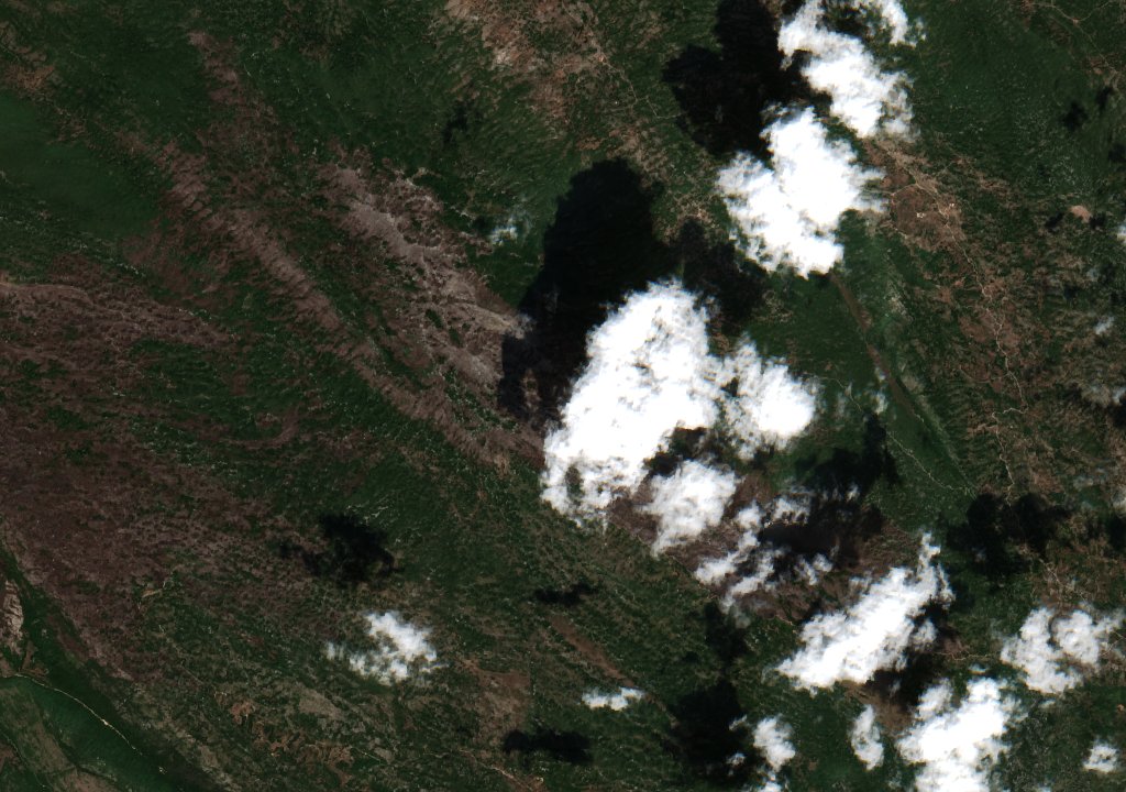 The area after the fire, August 26, 2025