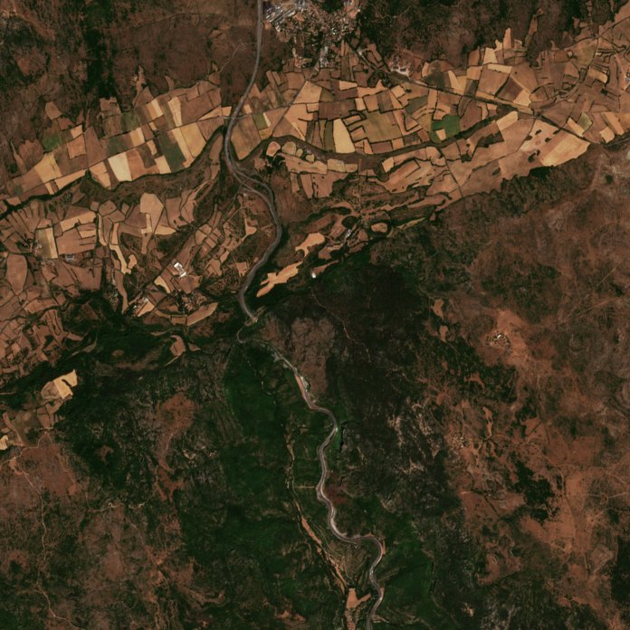 The area before the fire, August 6, 2026