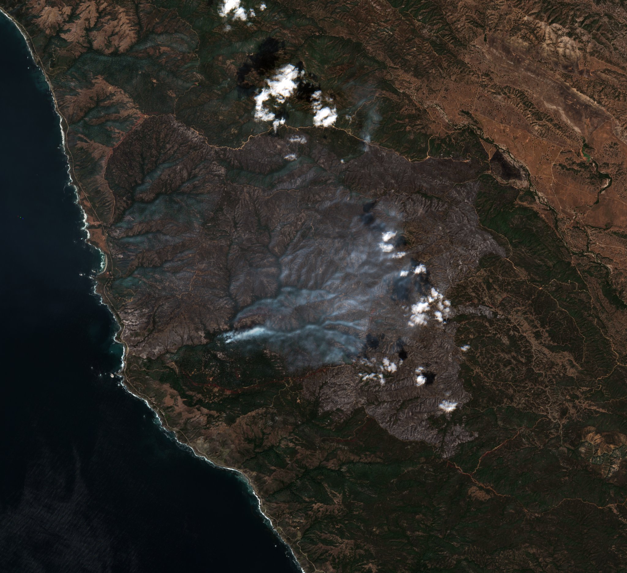 The area after the fire, September 5, 2026